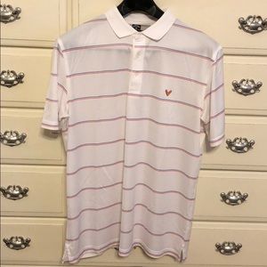 White Callaway polo shirt